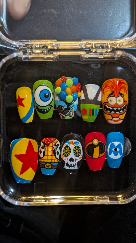 Pixar false nails