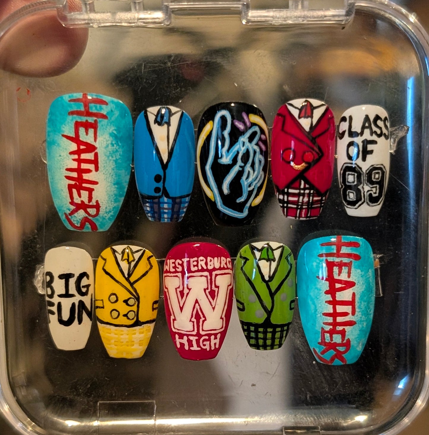 Heathers Musical False Nails