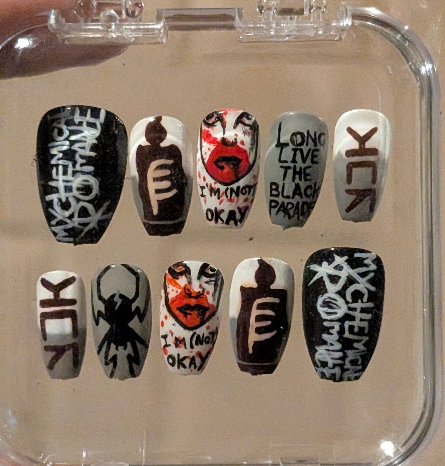 MCR false nails